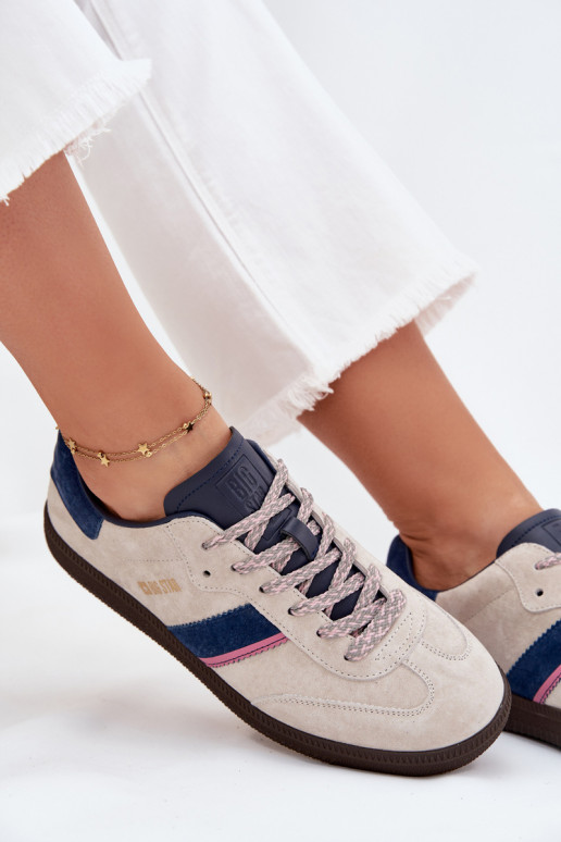 en daim Faible Chaussures modèle baskets Féminin Big Star SS274679 HI-POLY SYSTEM couleur grise en daim Faible Chaussures modèle baskets Féminin Big Star SS274679 HI-POLY SYSTEM couleur grise