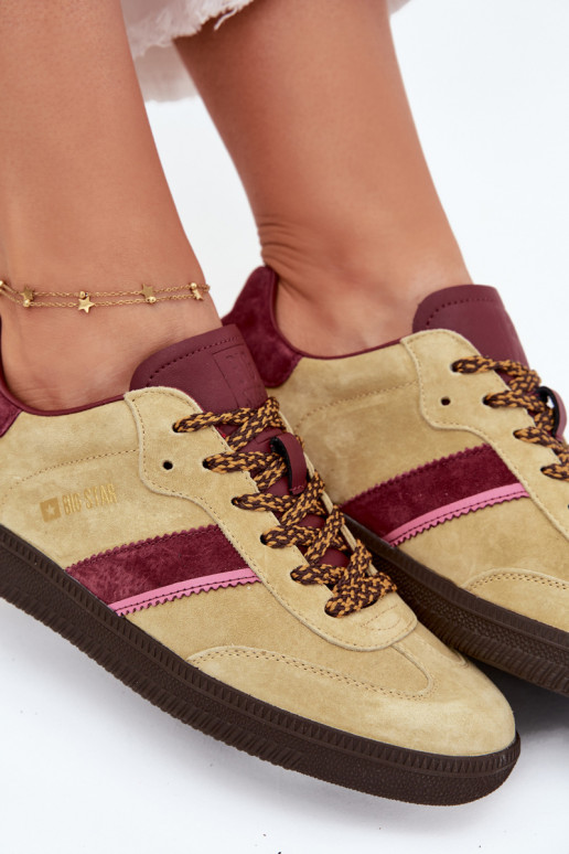 en daim Faible Chaussures modèle baskets Féminin Big Star SS274680 HI-POLY SYSTEM Calcaire en daim Faible Chaussures modèle baskets Féminin Big Star SS274680 HI-POLY SYSTEM Calcaire