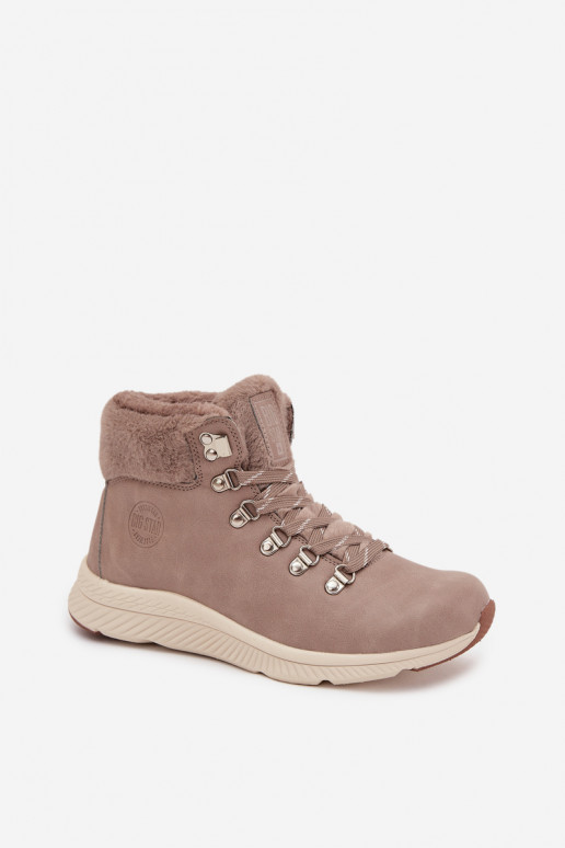 chaussures Féminin avec un manteau de fourrure Big Star MM274487 couleur grise chaussures Féminin avec un manteau de fourrure Big Star MM274487 couleur grise