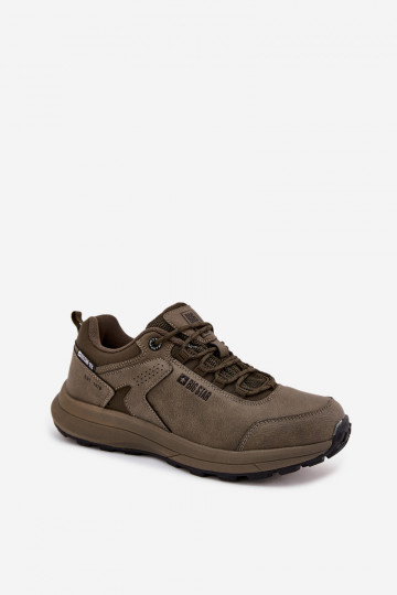 Bottines de randonnée pour hommes Big Star OO174367 HI-POLY SYSTEM chaki