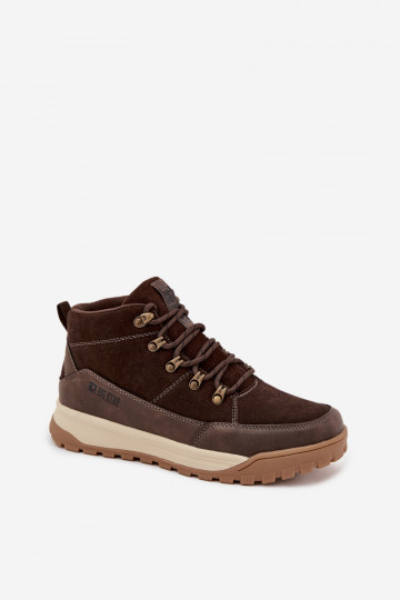 Bottes de randonnée en daim pour hommes Big Star SS174263 marron