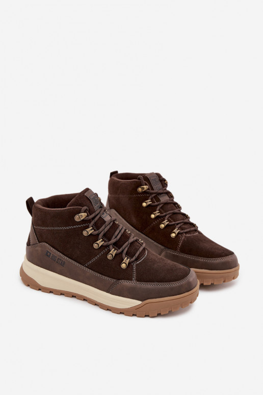 en daim bottes de randonnée Mâle Big Star SS174263 marron en daim bottes de randonnée Mâle Big Star SS174263 marron