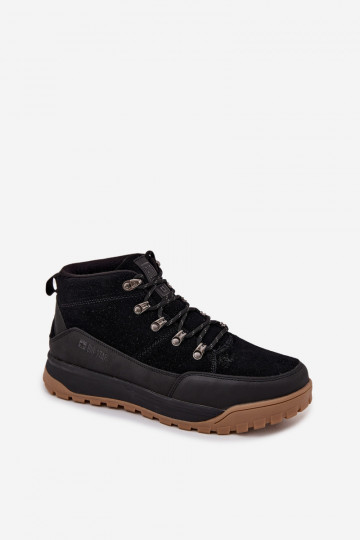 Bottes de randonnée en daim pour hommes Big Star SS174265 noires