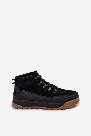 Bottes de randonnée en daim pour hommes Big Star SS174265 noires 2