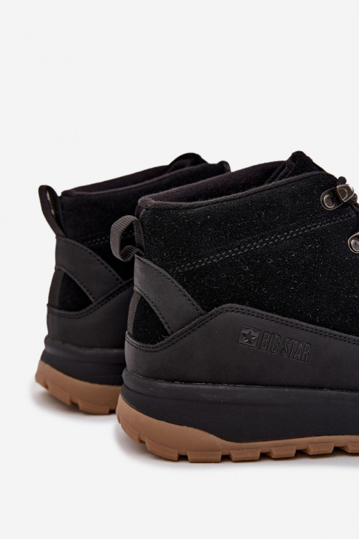 en daim bottes de randonnée Mâle Big Star SS174265 couleur noire en daim bottes de randonnée Mâle Big Star SS174265 couleur noire