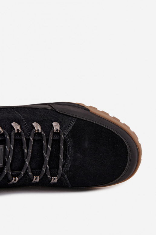 en daim bottes de randonnée Mâle Big Star SS174265 couleur noire en daim bottes de randonnée Mâle Big Star SS174265 couleur noire