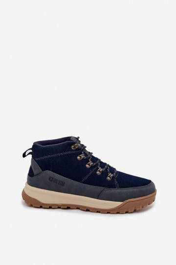 Bottes de randonnée en daim pour hommes Big Star SS174264 bleu marine 2