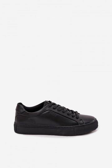 Baskets décontractées en cuir pour hommes Big Star SS174121 noires 2