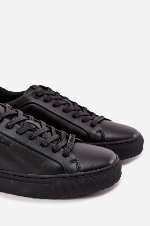 Peau chaussures décontractées Chaussures modèle baskets Mâle Big Star SS174121 couleur noire Peau chaussures décontractées Chaussures modèle baskets Mâle Big Star SS174121 couleur noire