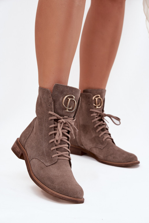 Zazoo 2955 Chaussures en daim bottes d équitation hautes Ze couleur doréem Detalem Activé Języku beige Zazoo 2955 Chaussures en daim bottes d équitation hautes Ze couleur doréem Detalem Activé Języku beige