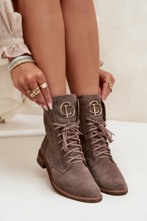 Zazoo 2955 Chaussures en daim bottes d équitation hautes Ze couleur doréem Detalem Activé Języku beige Zazoo 2955 Chaussures en daim bottes d équitation hautes Ze couleur doréem Detalem Activé Języku beige