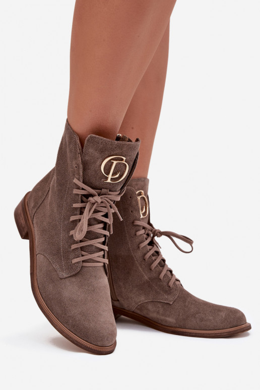 Zazoo 2955 Chaussures en daim bottes d équitation hautes Ze couleur doréem Detalem Activé Języku beige Zazoo 2955 Chaussures en daim bottes d équitation hautes Ze couleur doréem Detalem Activé Języku beige