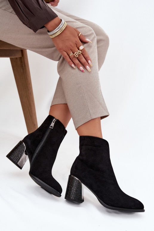 en daim Bottes pour femmes avec une empreinte réchauffer Vinceza 66801 couleur noire en daim Bottes pour femmes avec une empreinte réchauffer Vinceza 66801 couleur noire