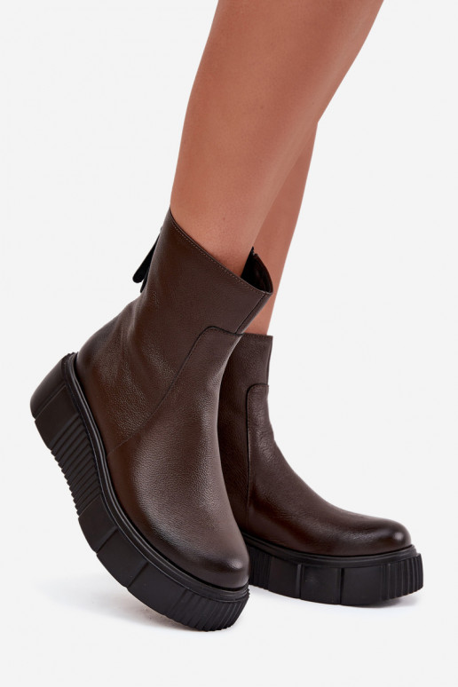 Zazoo 60369 Bottes pour femmes avec une plateforme CzekoladoÀe Zazoo 60369 Bottes pour femmes avec une plateforme CzekoladoÀe