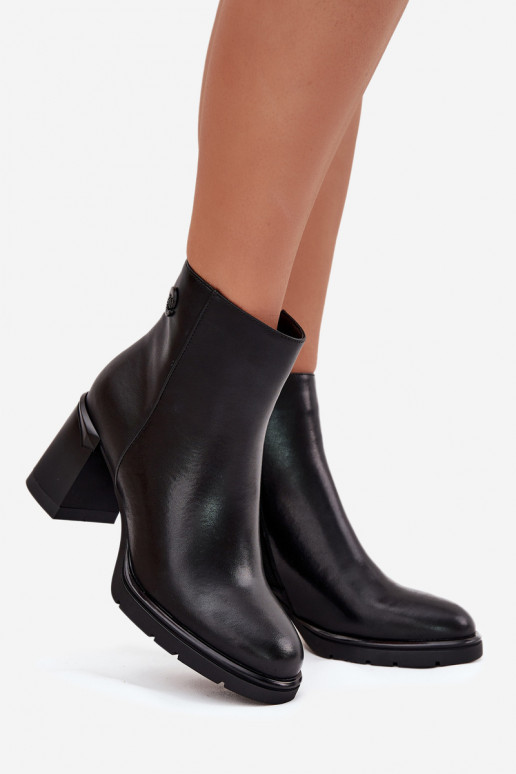 Peau Bottes pour femmes couleur noire Julissa Peau Bottes pour femmes couleur noire Julissa