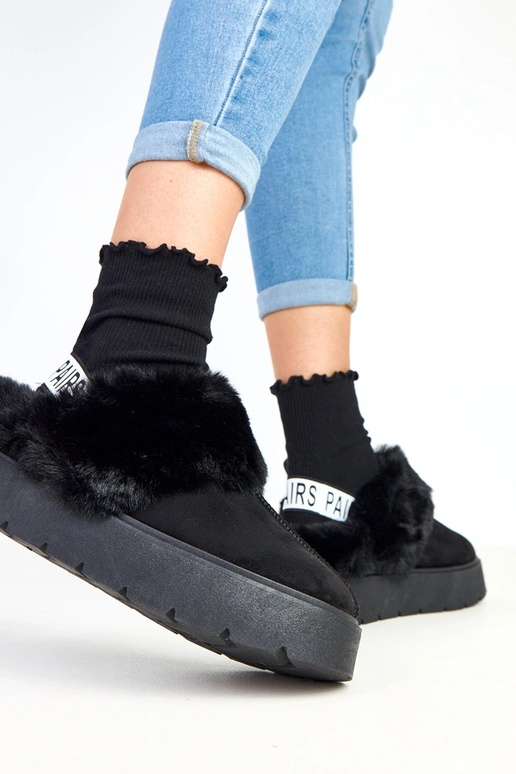 Bottes de neige courtes noires... Bottes de neige courtes noires...