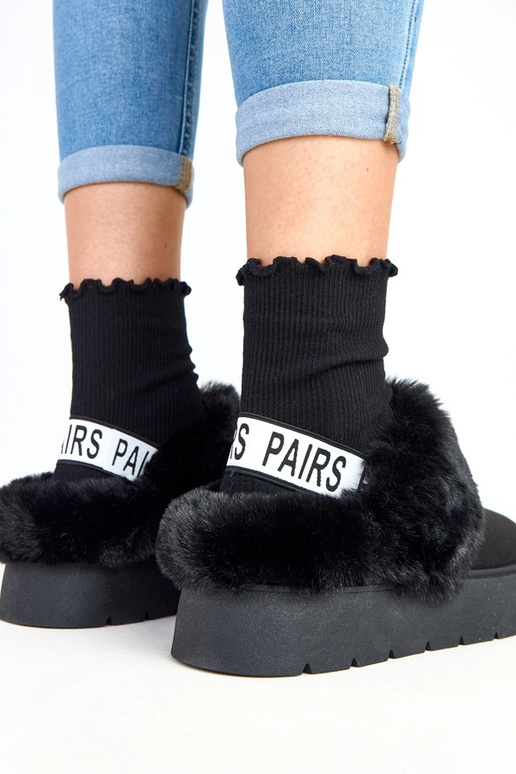 Bottes de neige courtes noires... Bottes de neige courtes noires...