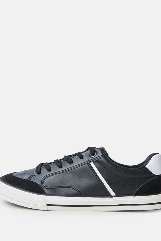 Baskets noires pour hommes avec...