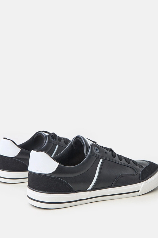 Baskets noires pour hommes avec...