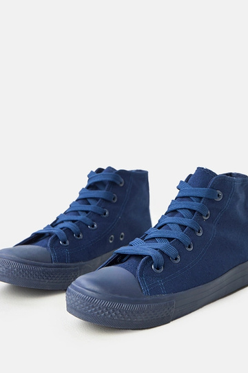Baskets montantes bleu marine pour hommes Caio 2