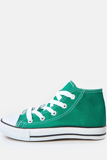 Baskets montantes vertes pour enfants Frenis 2