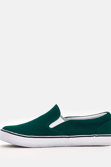 Baskets slip-on vertes pour... 2