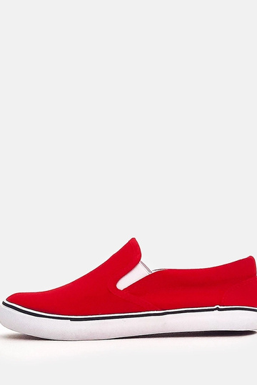 Baskets slip-on rouges pour enfants Lagunes 2