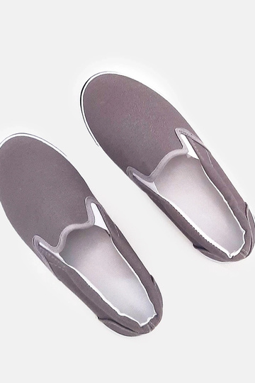 Baskets slip-on grises pour... 2