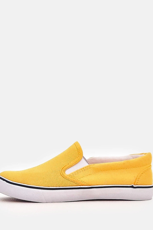 Baskets slip-on jaunes pour enfants...
