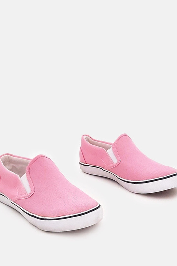 Baskets slip-on roses pour enfants Lagunes