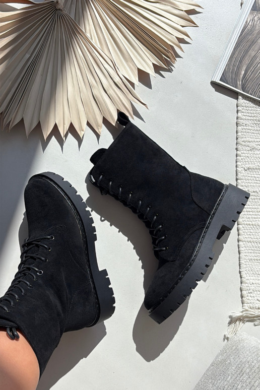 Bottes de travail pour femmes doublées, couleur noire, Tai turirvielle