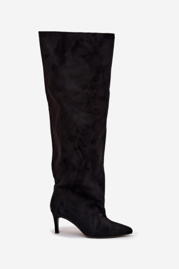 bottes pour femmes avec des talons fins Un modèle convaincant couleur noire Il fautvilla 2