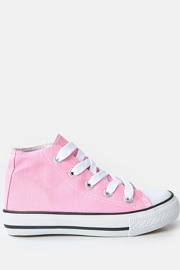 Baskets montantes pour enfants rose clair Tandy