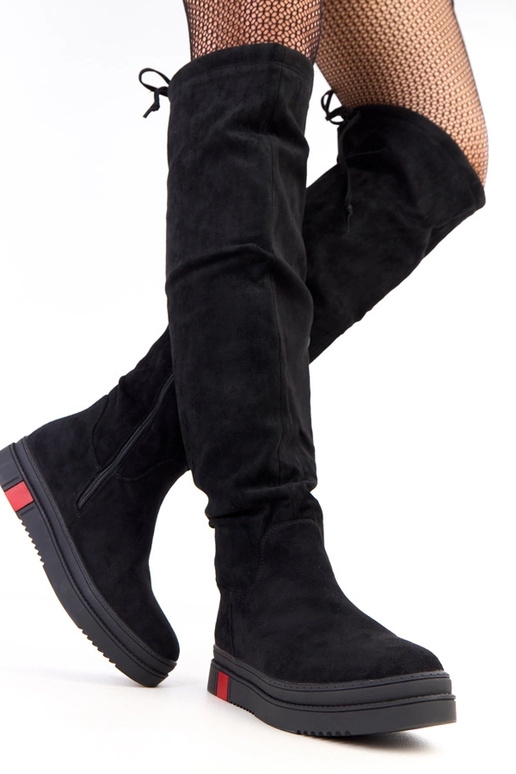 Bottes noires à plateforme Barissa