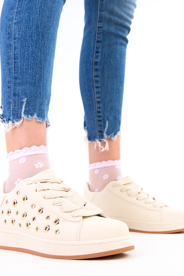 Baskets sable à plateforme... 2