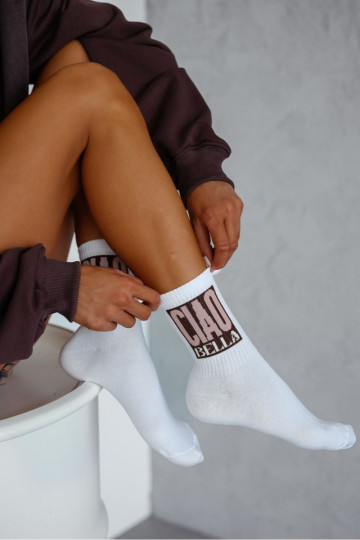 Chaussettes Féminin CIAO BELLA couleur blanche