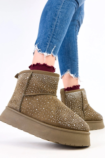 Bottes de neige vertes avec...