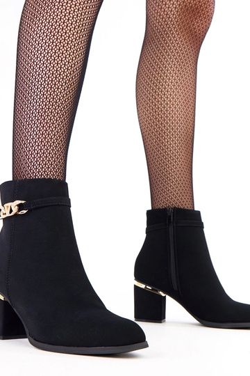 Bottines noires en simili... 2