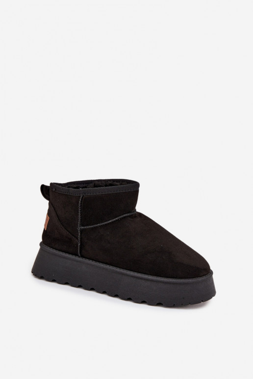 Bottes de neige Féminin avec une plateforme couleur noire Celyra Bottes de neige Féminin avec une plateforme couleur noire Celyra