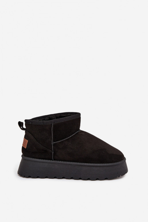 Bottes de neige Féminin avec une plateforme couleur noire Celyra Bottes de neige Féminin avec une plateforme couleur noire Celyra