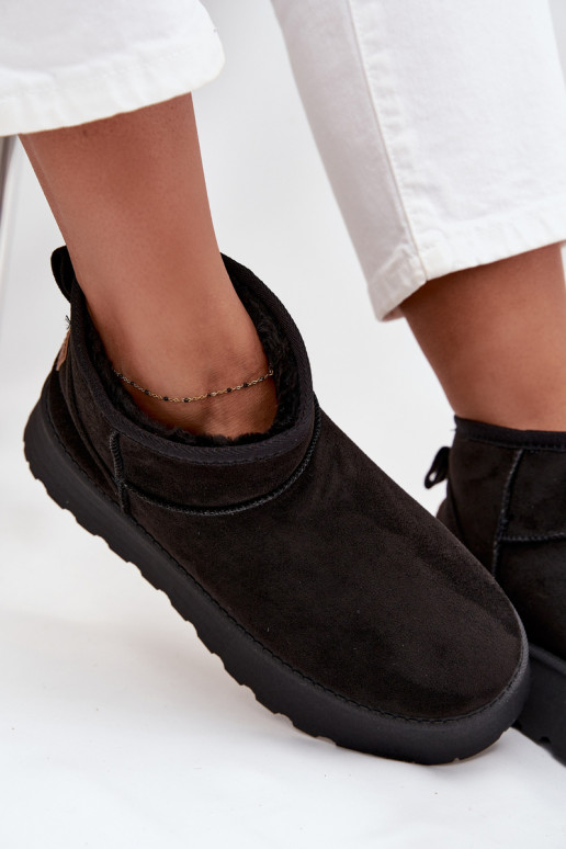 Bottes de neige Féminin avec une plateforme couleur noire Celyra Bottes de neige Féminin avec une plateforme couleur noire Celyra