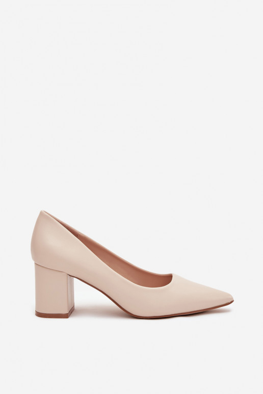 Chaussures Activé SłupkoÀym Obcasie Ze Szpiczastymi Noskami couleur ivoire Ryvessa Chaussures Activé SłupkoÀym Obcasie Ze Szpiczastymi Noskami couleur ivoire Ryvessa