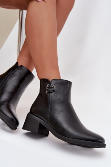 réchauffer Bottes pour femmes Klocke couleur noire Delmira