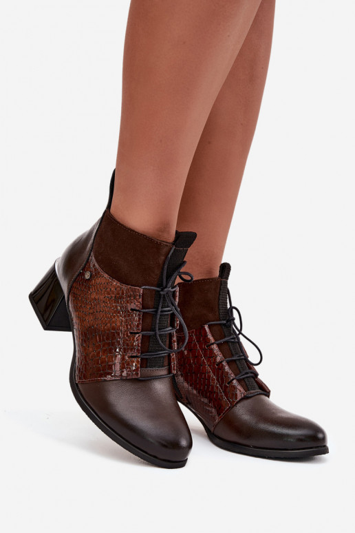 Zazoo 60503 Peau Bottes avec des talons réchauffer CzekoladoÀe