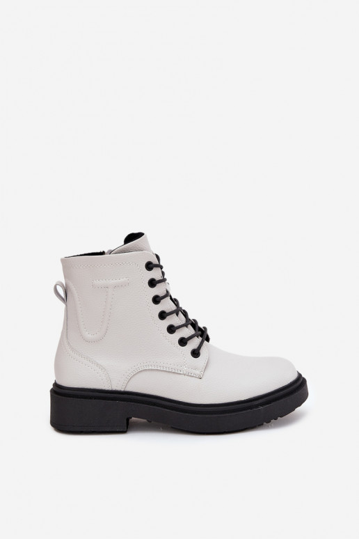 réchauffer Bottes pour femmesActivéturalnej Skóry Sergio Leone BT25248-S couleur blanche