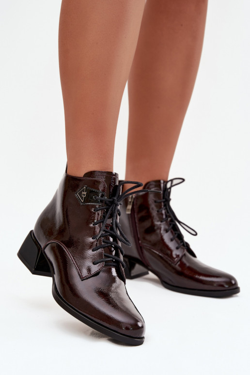 Peau avec effet vernis Bottes pour femmes Klocke Artiker 57C1119 Bourgogne Peau avec effet vernis Bottes pour femmes Klocke Artiker 57C1119 Bourgogne