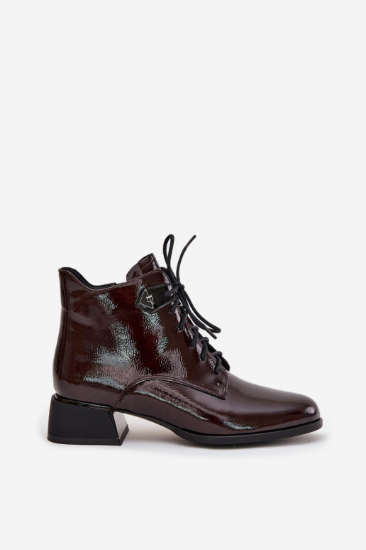 Peau avec effet vernis Bottes pour femmes Klocke Artiker 57C1119 Bourgogne Peau avec effet vernis Bottes pour femmes Klocke Artiker 57C1119 Bourgogne