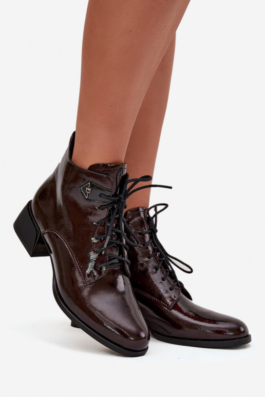 Peau avec effet vernis Bottes pour femmes Klocke Artiker 57C1119 Bourgogne Peau avec effet vernis Bottes pour femmes Klocke Artiker 57C1119 Bourgogne