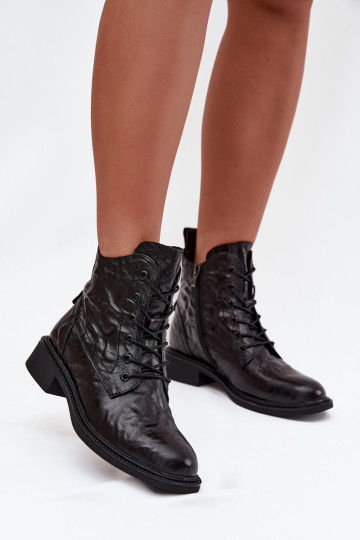 Bottes pour femmesActivéturalnej Skóry réchauffer Artiker 57C1006 couleur noire