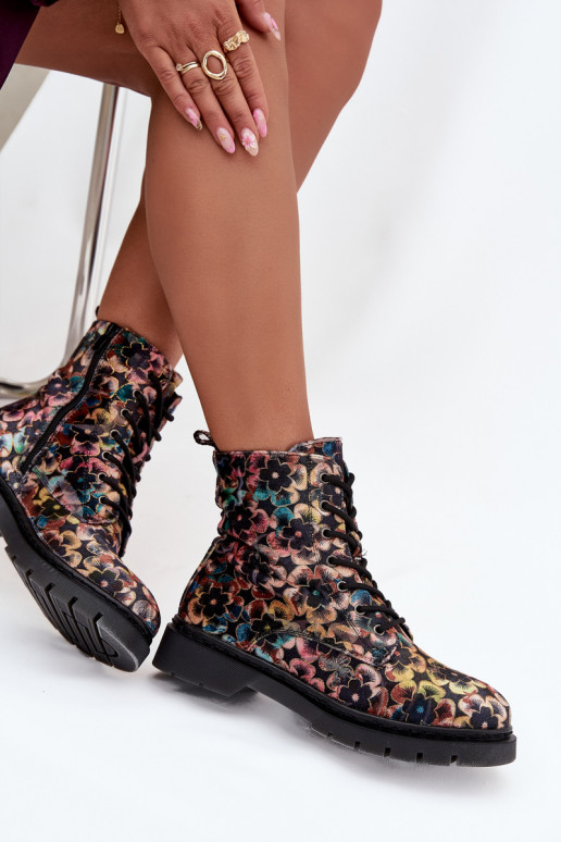 Bottes pour femmes réchauffer avec des fleurs Artiker 57C1050 Couleurs différentes